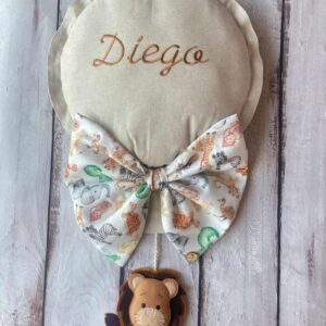Fiocco Nascita Palloncino con Leone