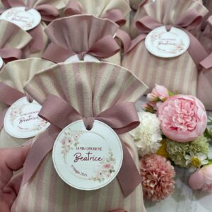 Sacchetto Sartoriale Rosa Cipria e Panna