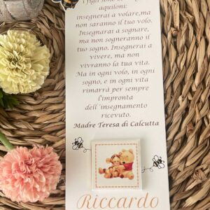 Segnaposto Personalizzato con Frase, Cioccolatino e Applicazione