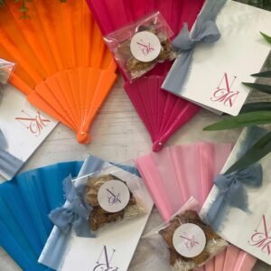 Coordinato Matrimonio con Ventaglio, Libretto Messa e Porta Riso