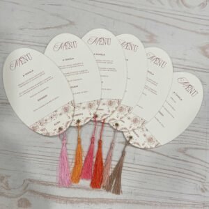 Menù Sagomato Personalizzato con Nappina
