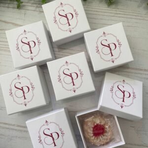 Scatolina Segnaposto Personalizzata con Pasta di Mandorla